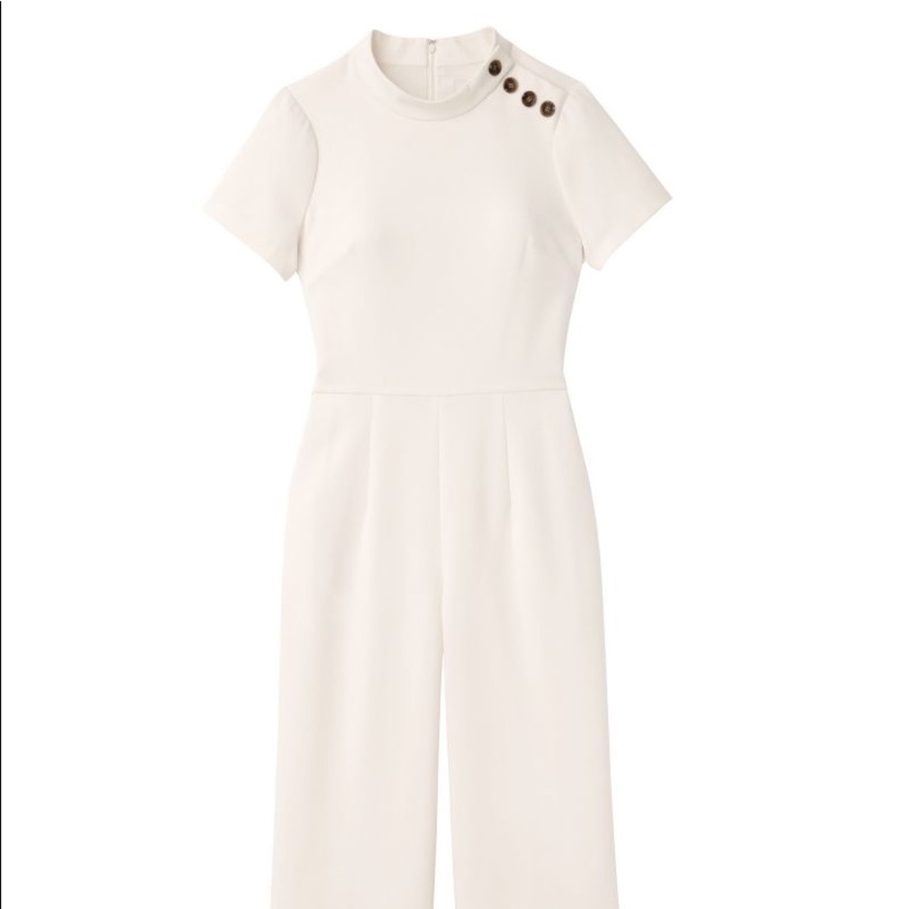Beautiful Cream Classic Jumpsuit